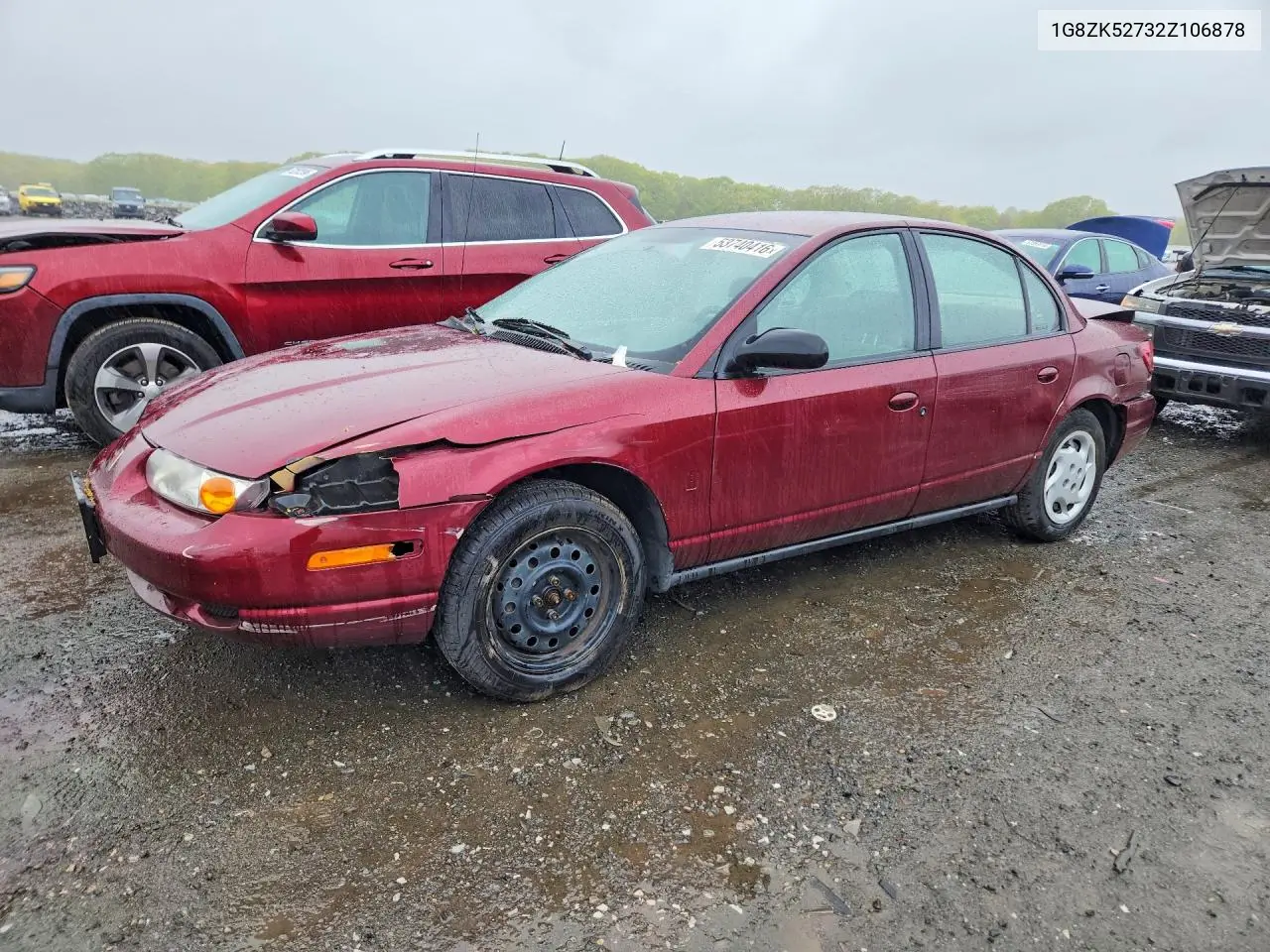 2002 Saturn Sl2 VIN: 1G8ZK52732Z106878 Lot: 53740416