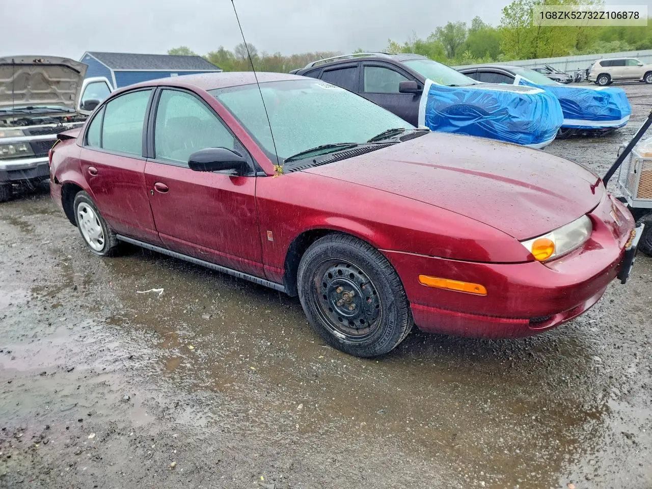 2002 Saturn Sl2 VIN: 1G8ZK52732Z106878 Lot: 53740416