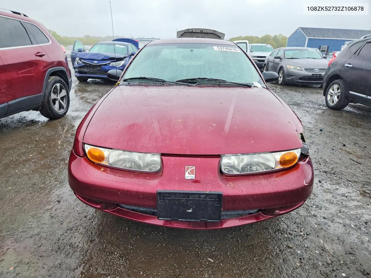 2002 Saturn Sl2 VIN: 1G8ZK52732Z106878 Lot: 53740416