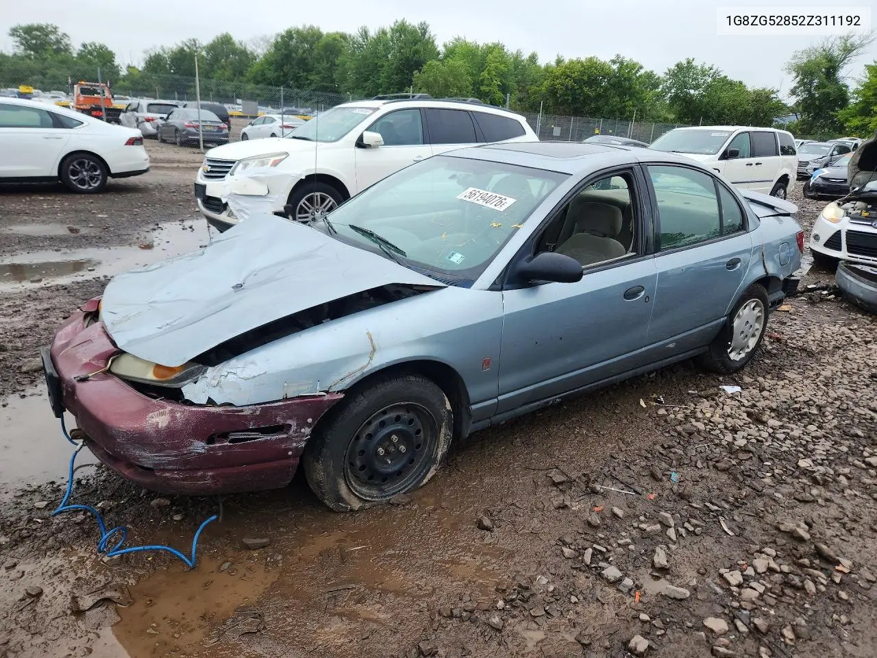 2002 Saturn Sl1 VIN: 1G8ZG52852Z311192 Lot: 56194076