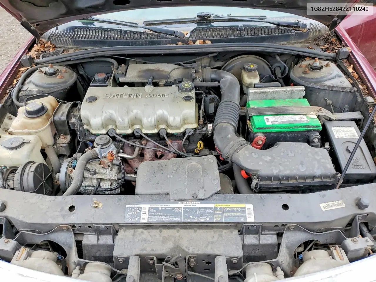 2002 Saturn 4Dr VIN: 1G8ZH52842Z110249 Lot: 57625896