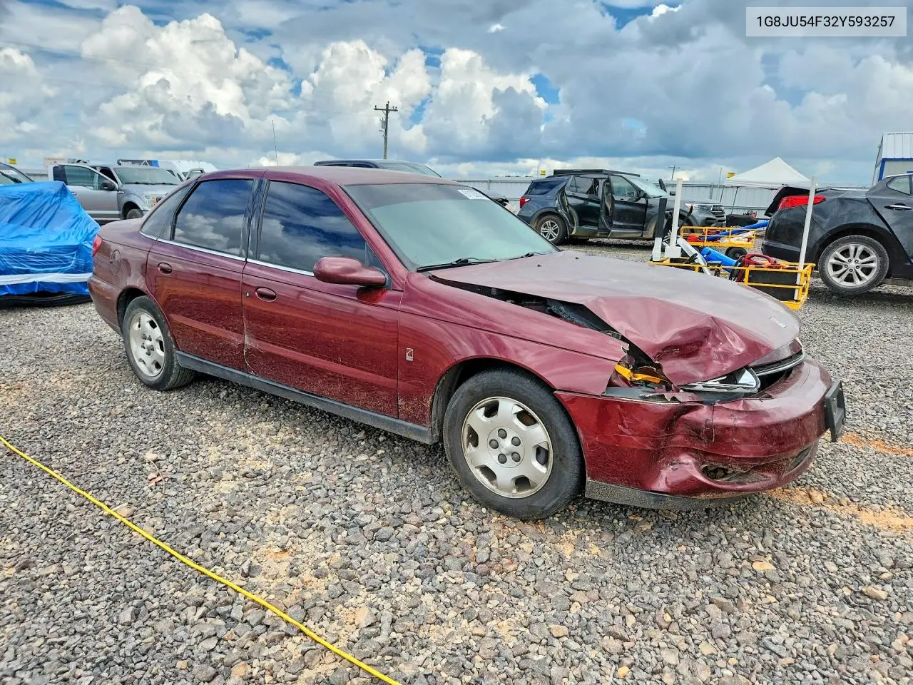 2002 Saturn L200 VIN: 1G8JU54F32Y593257 Lot: 61123626