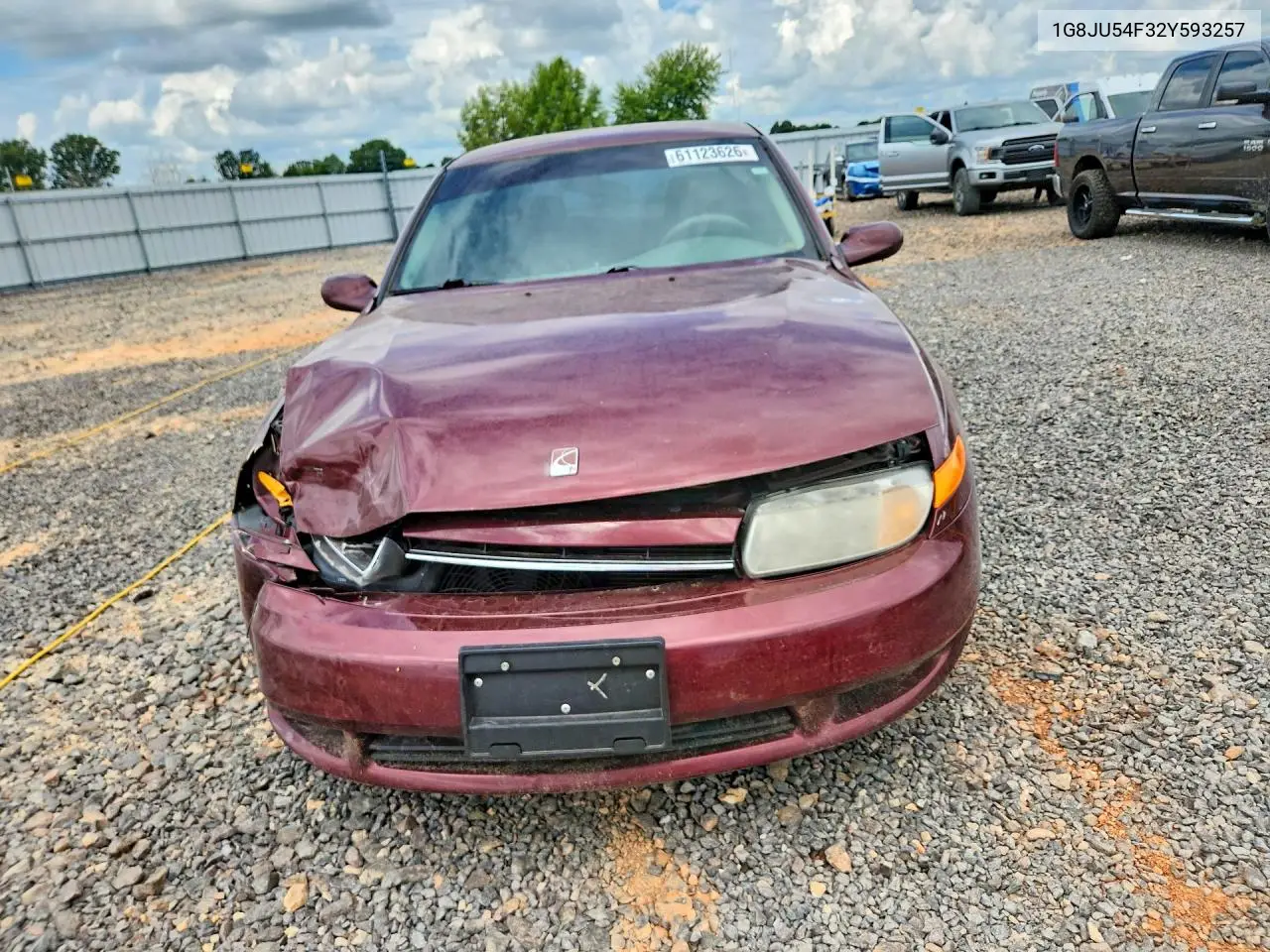 2002 Saturn L200 VIN: 1G8JU54F32Y593257 Lot: 61123626