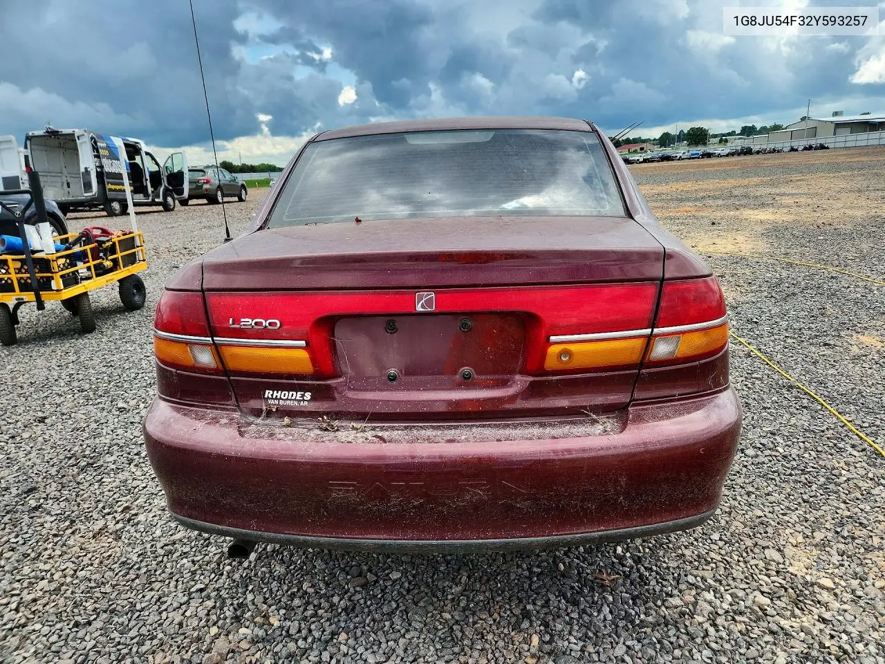 2002 Saturn L200 VIN: 1G8JU54F32Y593257 Lot: 61123626