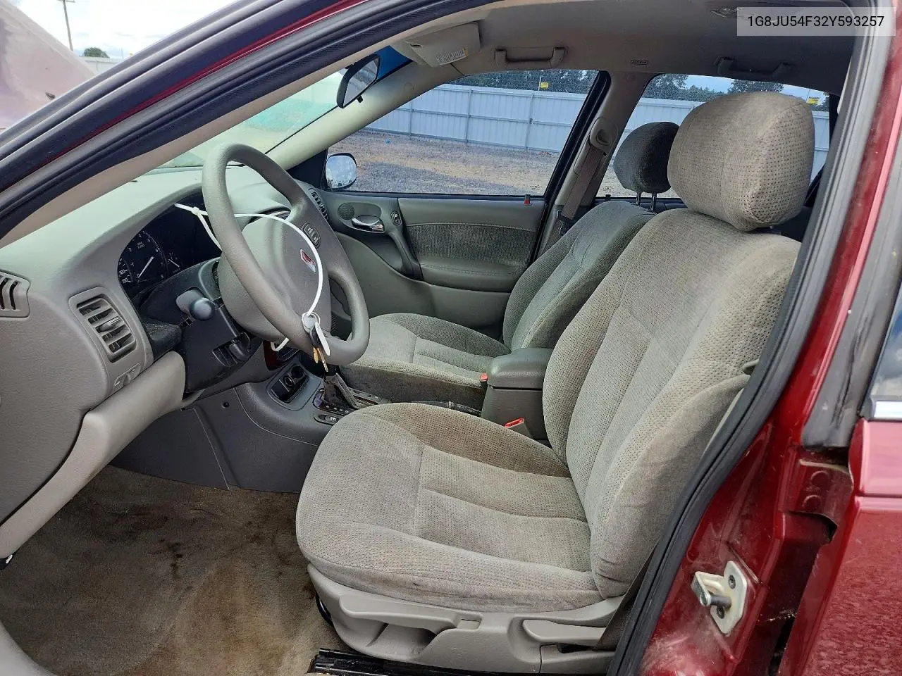 2002 Saturn L200 VIN: 1G8JU54F32Y593257 Lot: 61123626
