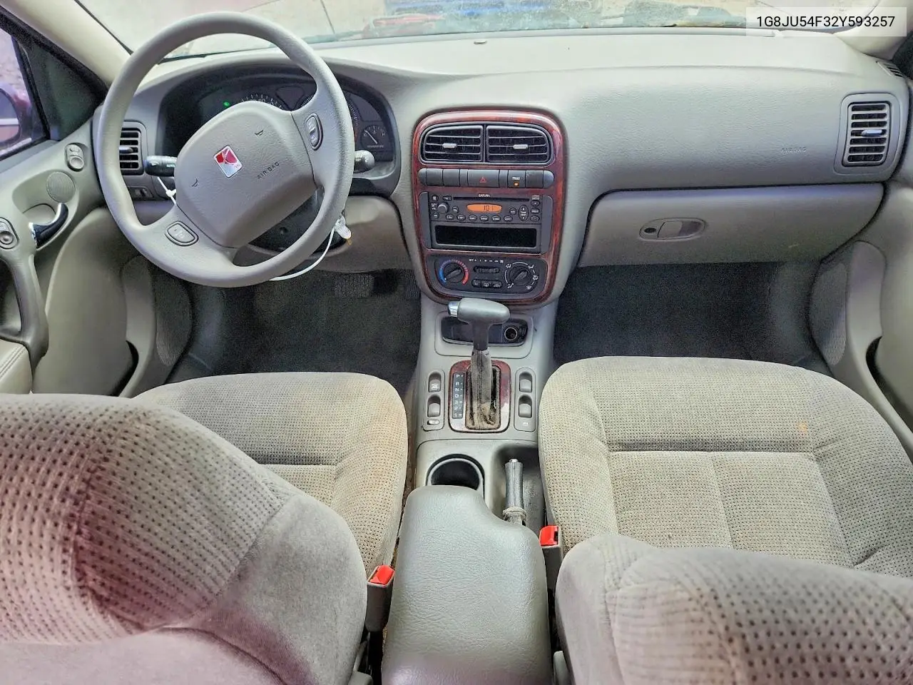 2002 Saturn L200 VIN: 1G8JU54F32Y593257 Lot: 61123626