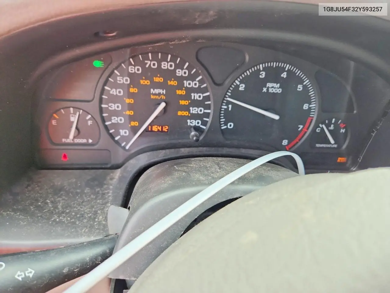 2002 Saturn L200 VIN: 1G8JU54F32Y593257 Lot: 61123626