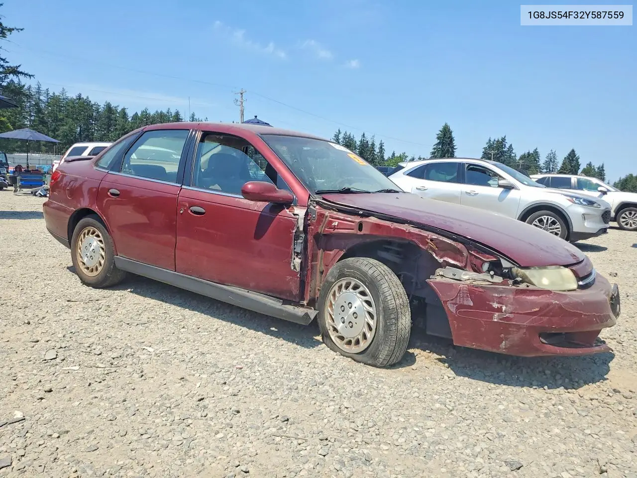 2002 Saturn L100 VIN: 1G8JS54F32Y587559 Lot: 61351946