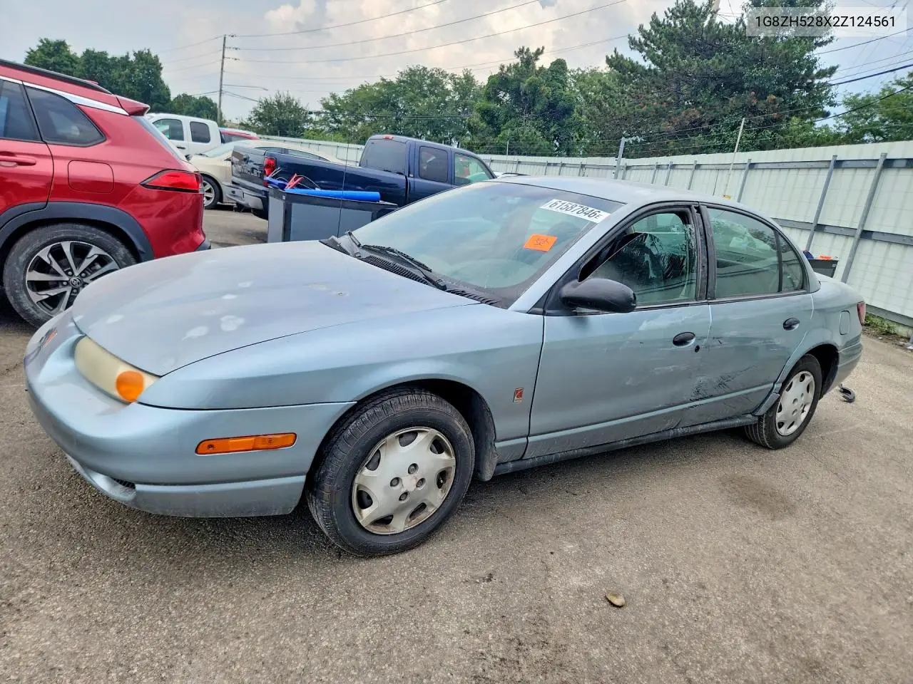 2002 Saturn Sl1 VIN: 1G8ZH528X2Z124561 Lot: 61587846