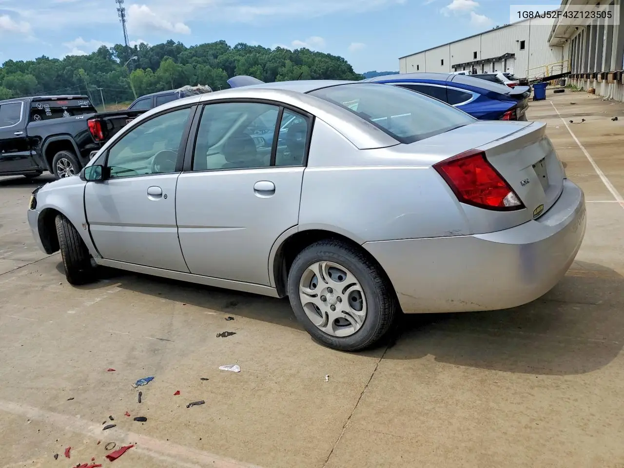 2003 Saturn Ion Level 2 VIN: 1G8AJ52F43Z123505 Lot: 56772076
