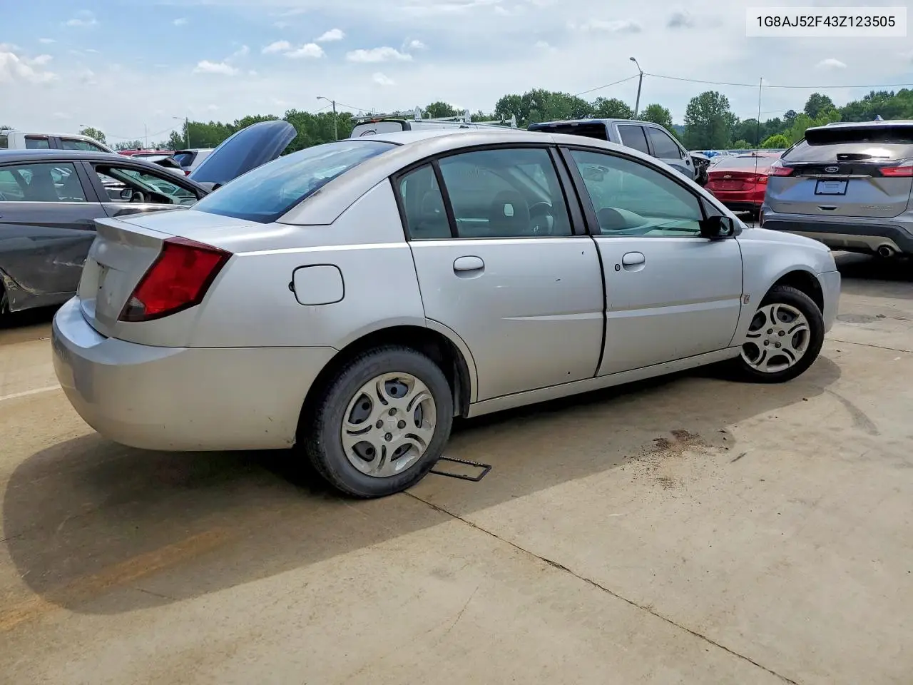 2003 Saturn Ion Level 2 VIN: 1G8AJ52F43Z123505 Lot: 56772076