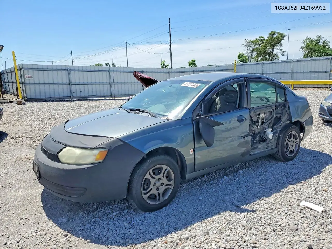 2004 Saturn Ion Level 2 VIN: 1G8AJ52F94Z169932 Lot: 55527046