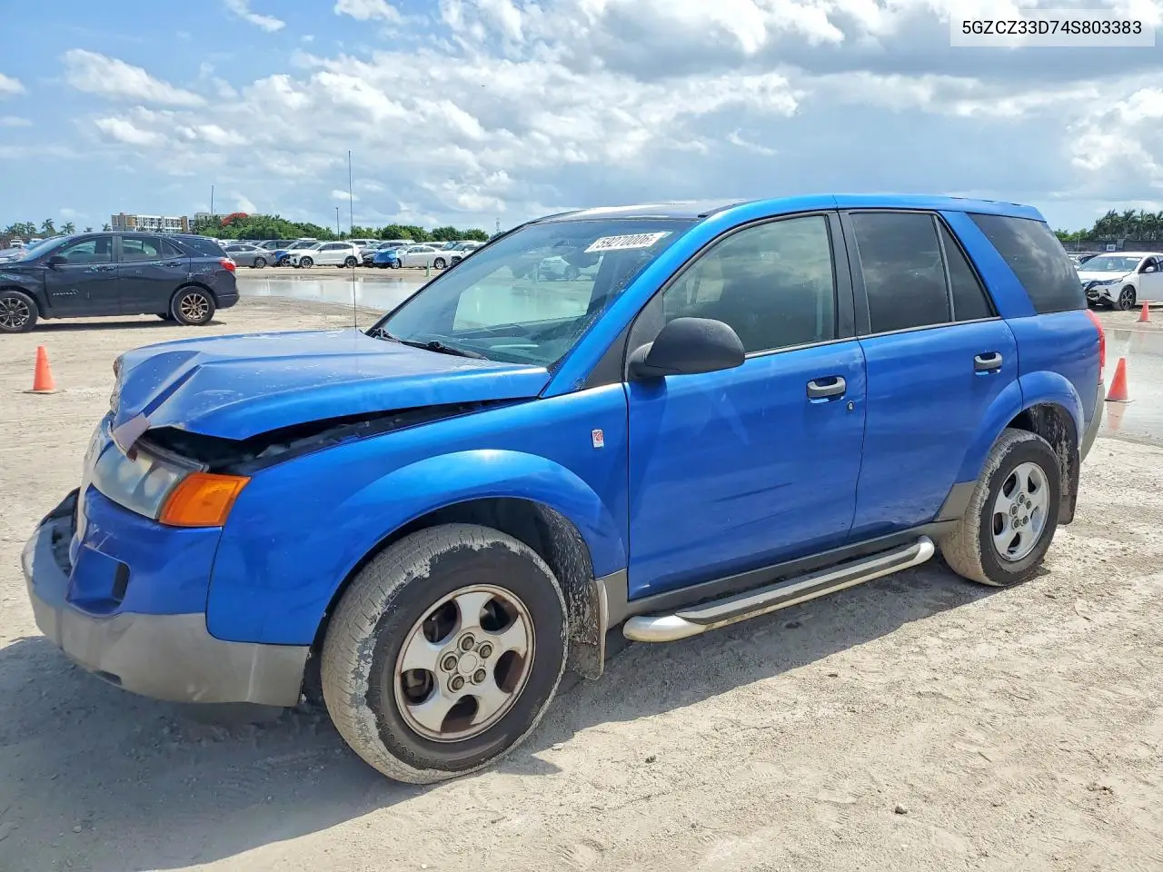 2004 Saturn Vue VIN: 5GZCZ33D74S803383 Lot: 59270006
