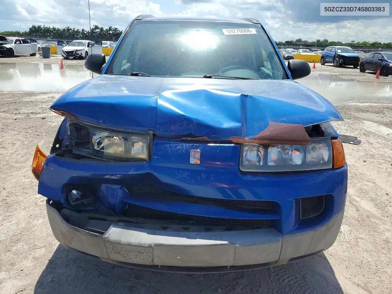 2004 Saturn Vue VIN: 5GZCZ33D74S803383 Lot: 59270006