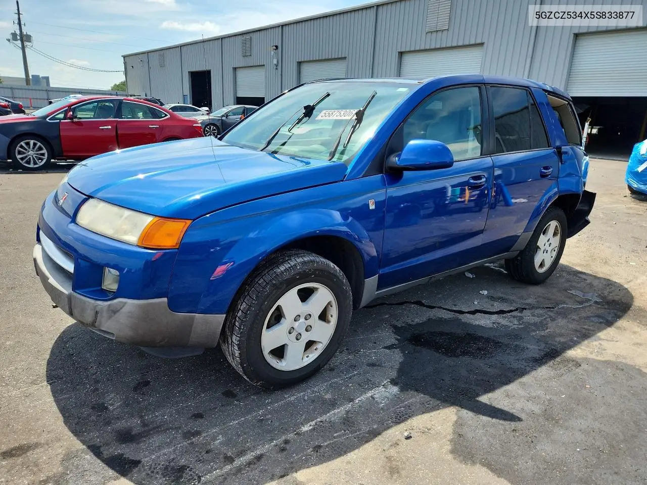 2005 Saturn Vue VIN: 5GZCZ534X5S833877 Lot: 55875306