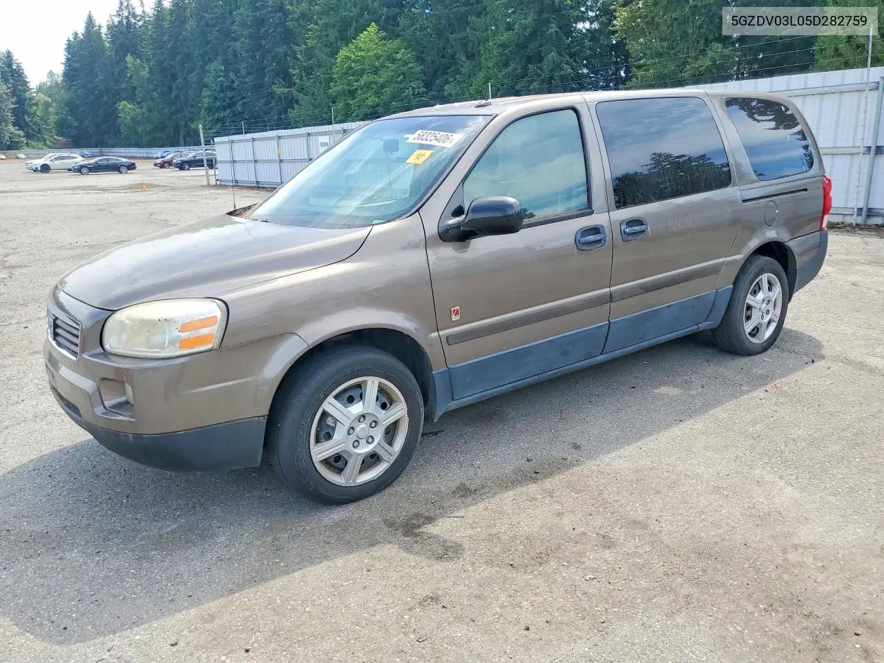 2005 Saturn Relay 2 VIN: 5GZDV03L05D282759 Lot: 58325406
