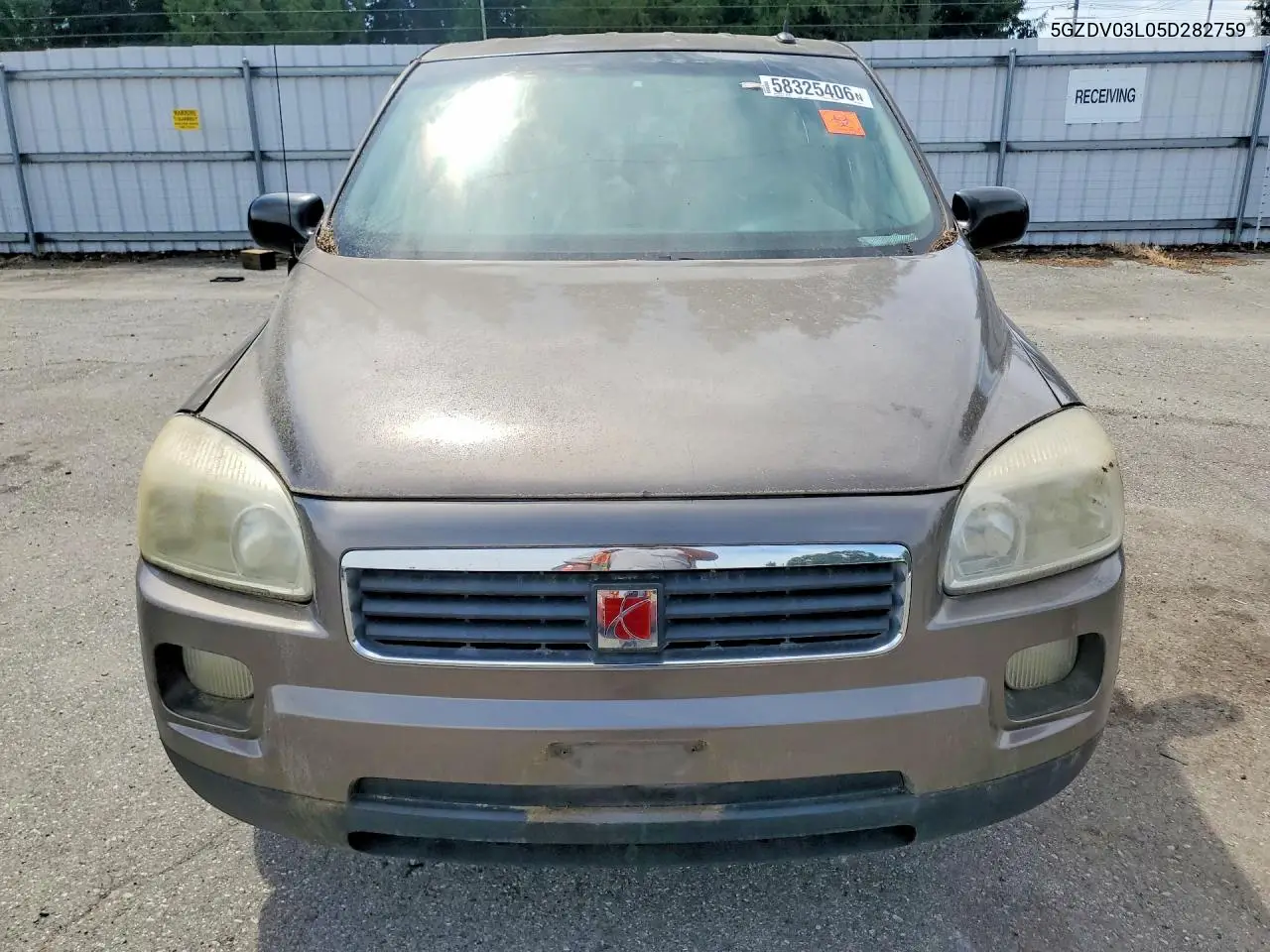 2005 Saturn Relay 2 VIN: 5GZDV03L05D282759 Lot: 58325406