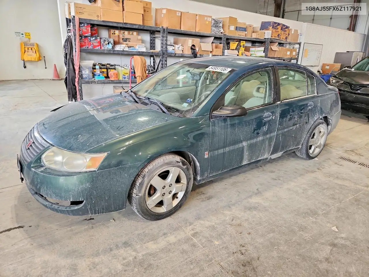 2006 Saturn Ion Level 2 VIN: 1G8AJ55FX6Z117921 Lot: 54951106