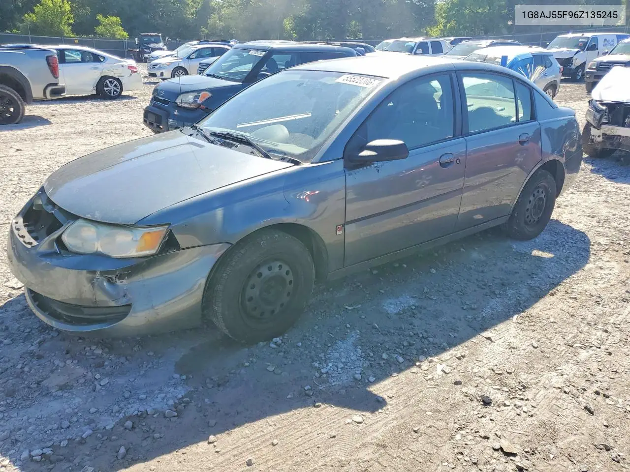 2006 Saturn Ion Level 2 VIN: 1G8AJ55F96Z135245 Lot: 55522006