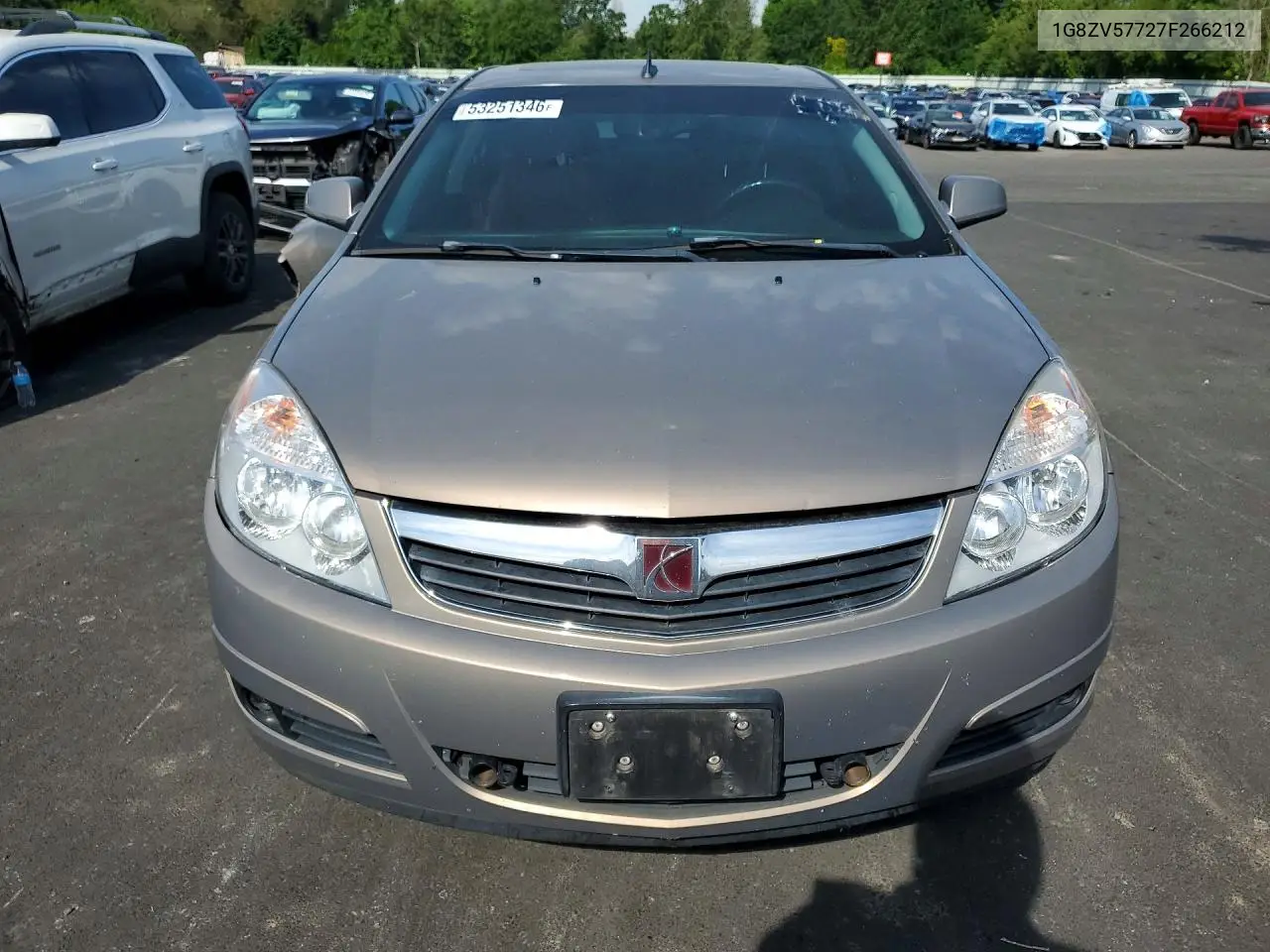 2007 Saturn Aura Green Line VIN: 1G8ZV57727F266212 Lot: 53251346