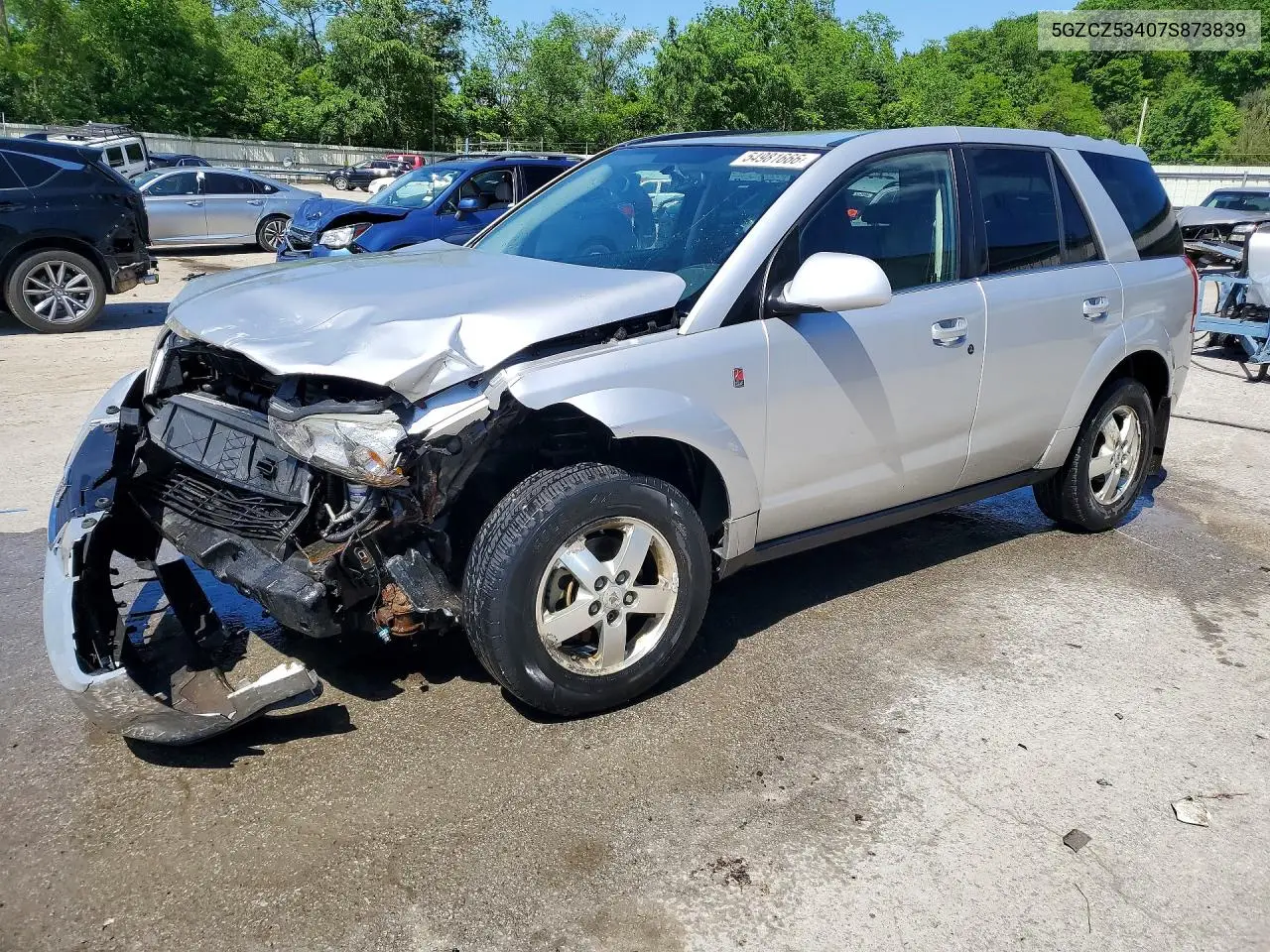 2007 Saturn Vue VIN: 5GZCZ53407S873839 Lot: 54981666