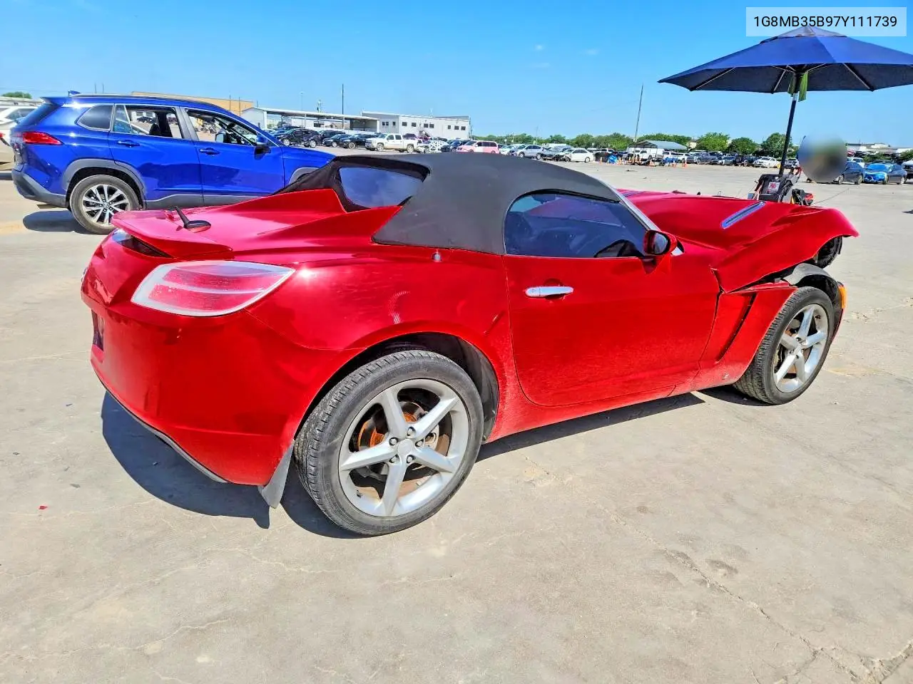 1G8MB35B97Y111739 2007 Saturn Sky