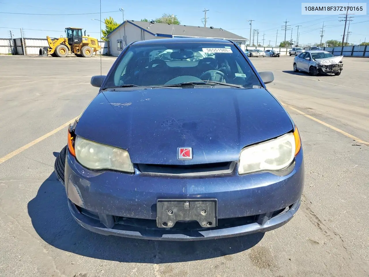 2007 Saturn Ion Level 2 VIN: 1G8AM18F37Z170165 Lot: 56551986