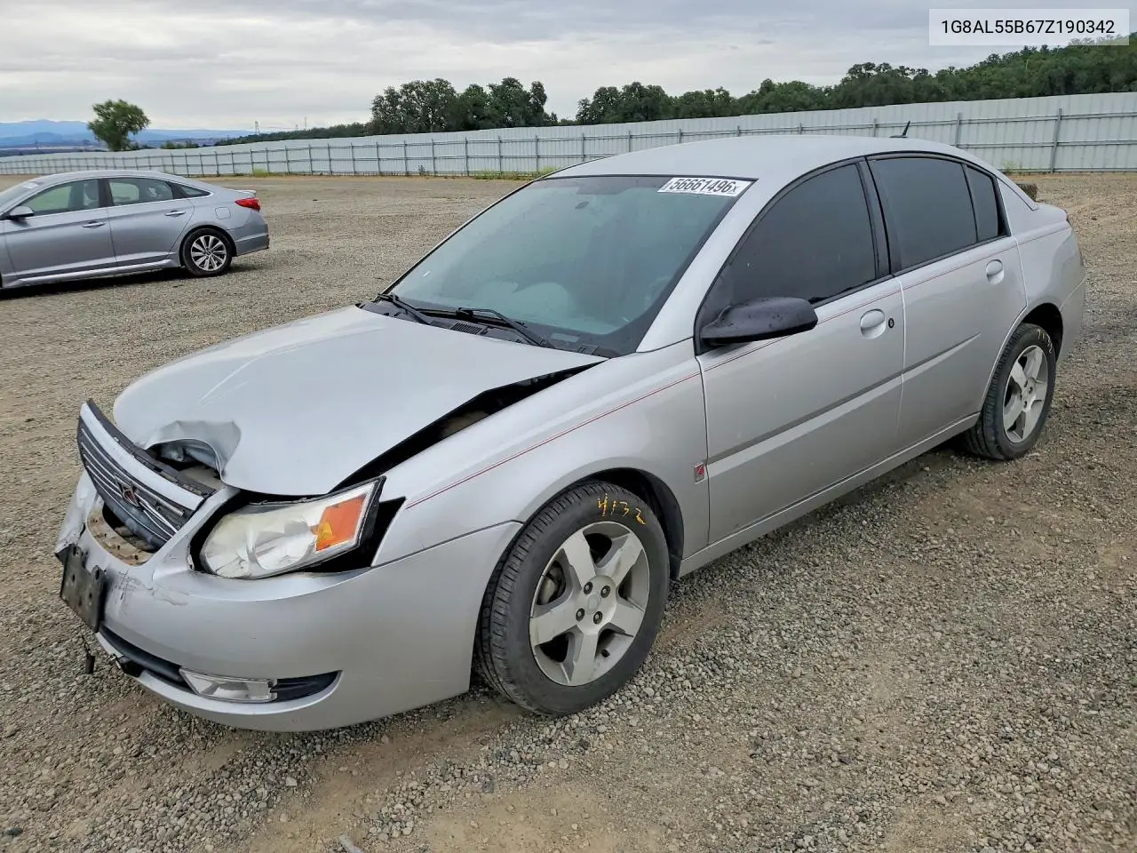 2007 Saturn Ion Level 3 VIN: 1G8AL55B67Z190342 Lot: 56661496