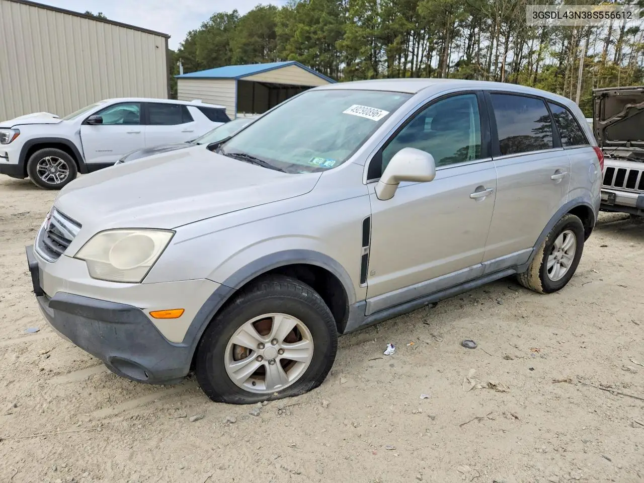 2008 Saturn Vue Xe VIN: 3GSDL43N38S556612 Lot: 49290896