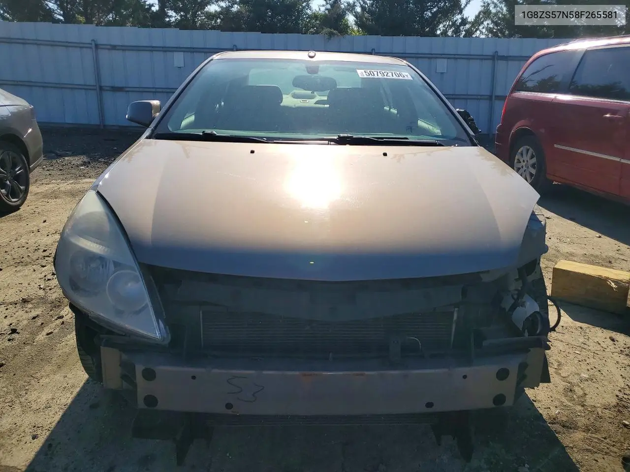 2008 Saturn Aura Xe VIN: 1G8ZS57N58F265581 Lot: 50792706