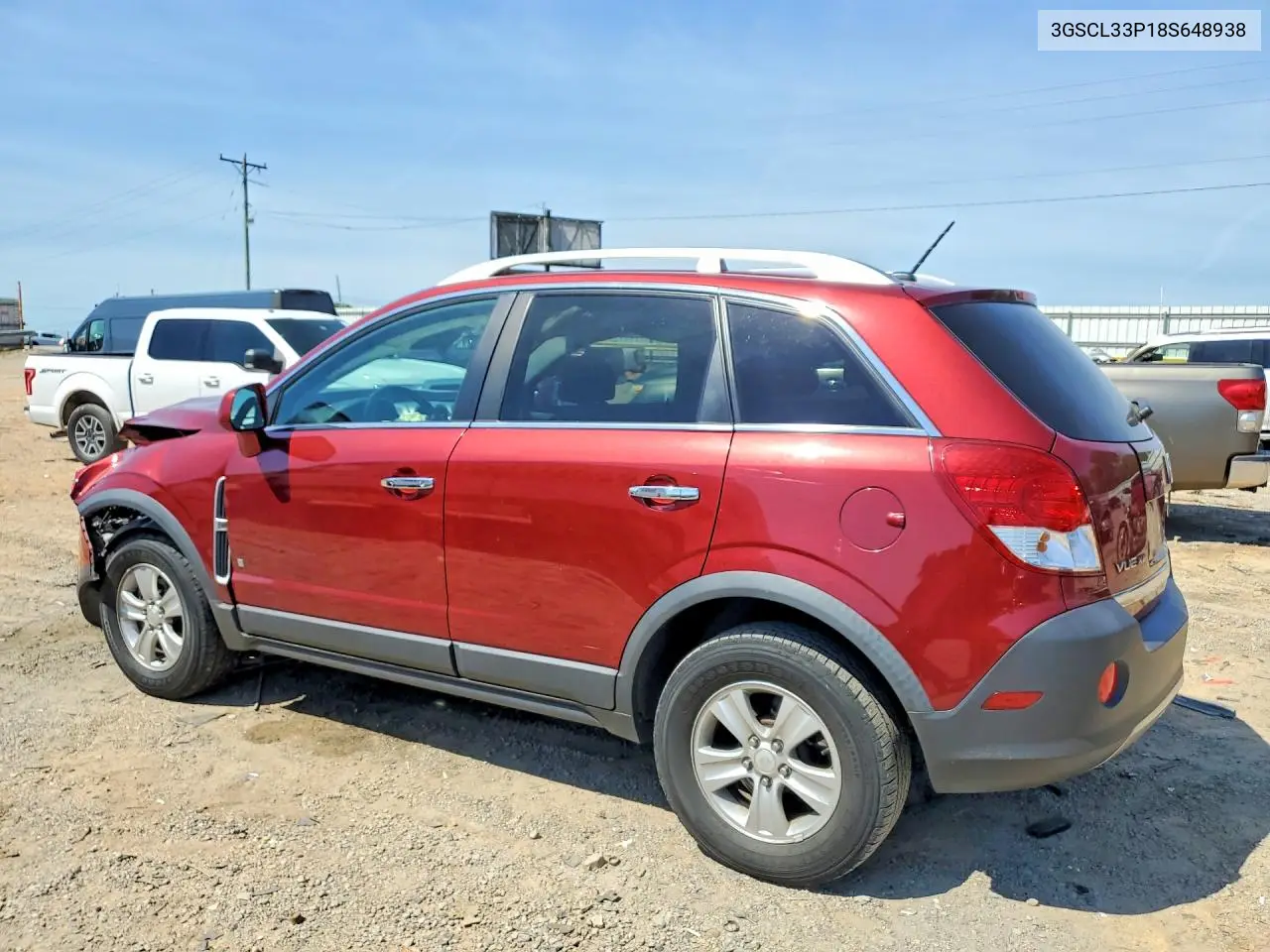 2008 Saturn Vue Xe VIN: 3GSCL33P18S648938 Lot: 52614036