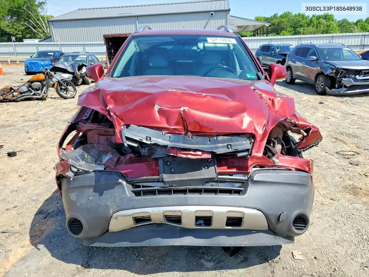 2008 Saturn Vue Xe VIN: 3GSCL33P18S648938 Lot: 52614036