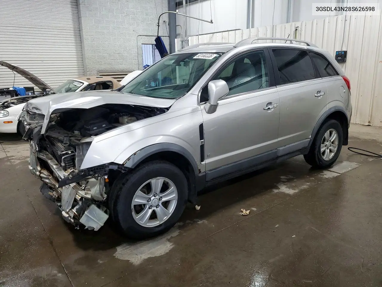 2008 Saturn Vue Xe VIN: 3GSDL43N28S626598 Lot: 53100806