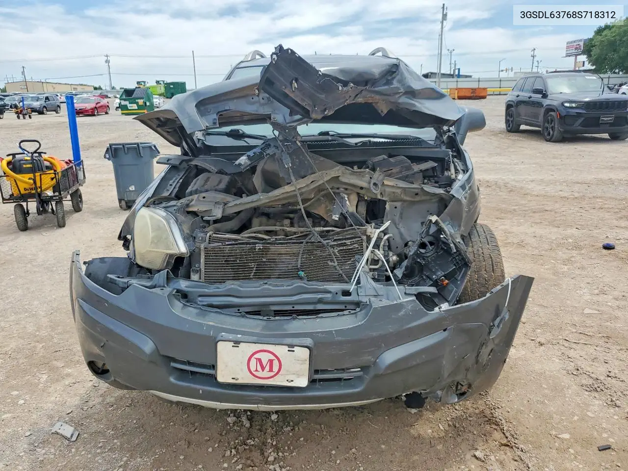 2008 Saturn Vue Xr VIN: 3GSDL63768S718312 Lot: 55403886