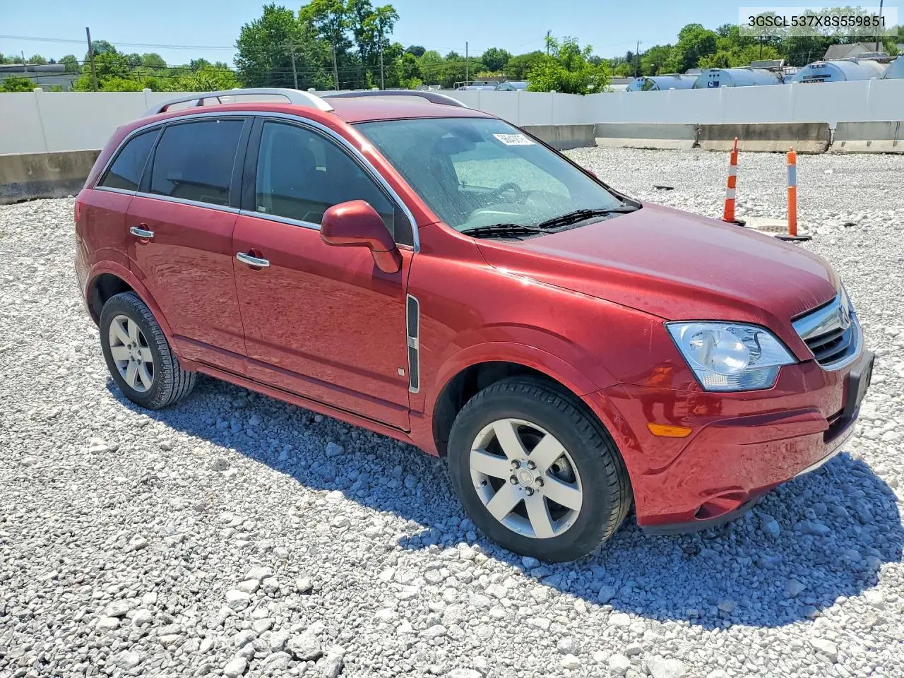 2008 Saturn Vue Xr VIN: 3GSCL537X8S559851 Lot: 56043876