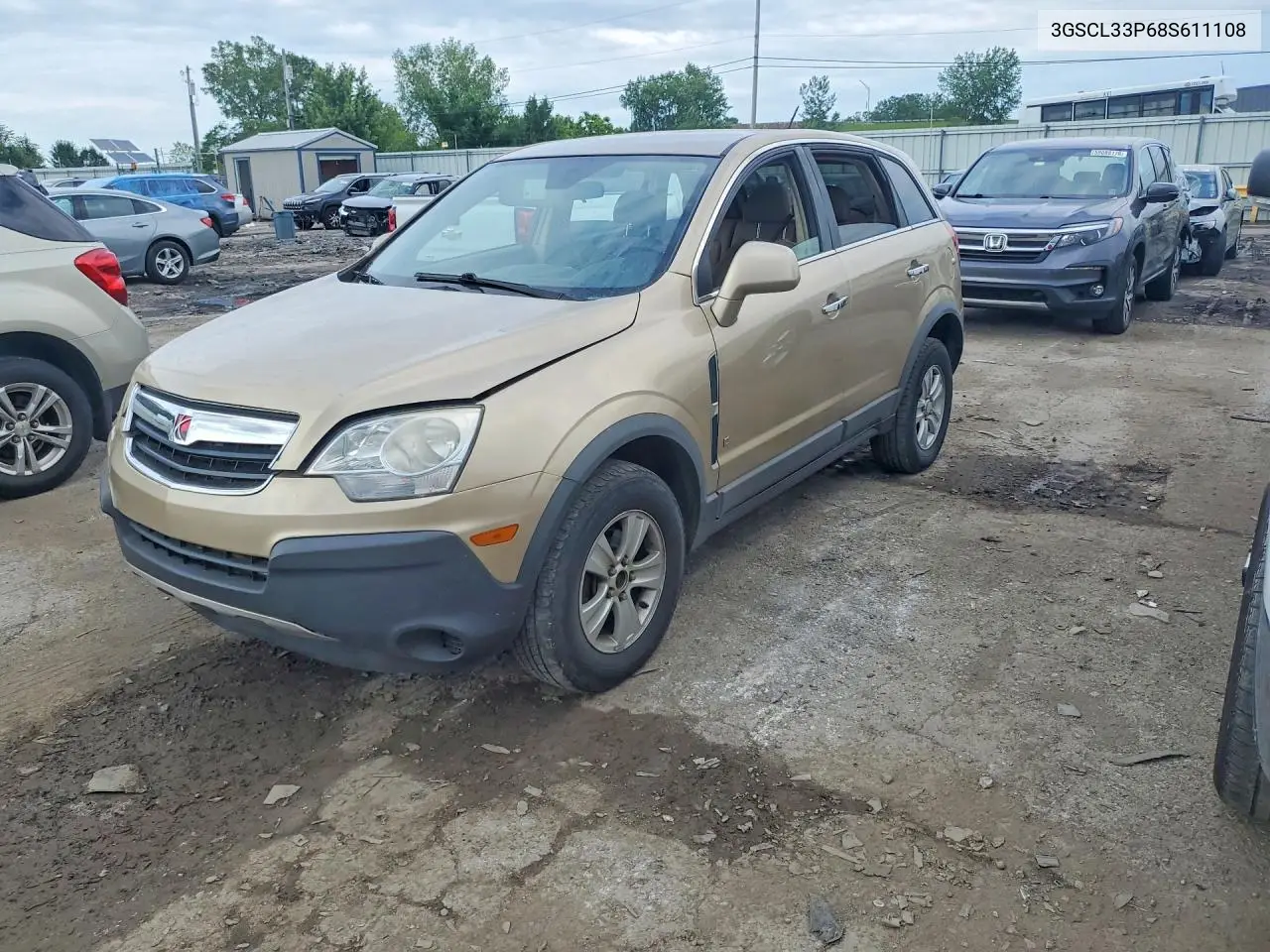 2008 Saturn Vue Xe VIN: 3GSCL33P68S611108 Lot: 57707566
