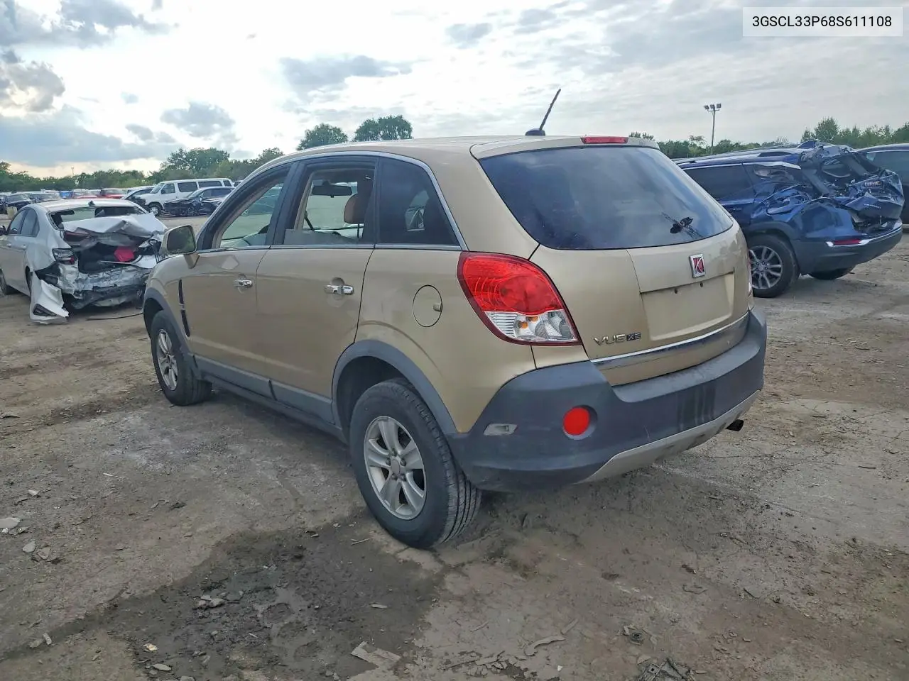 2008 Saturn Vue Xe VIN: 3GSCL33P68S611108 Lot: 57707566
