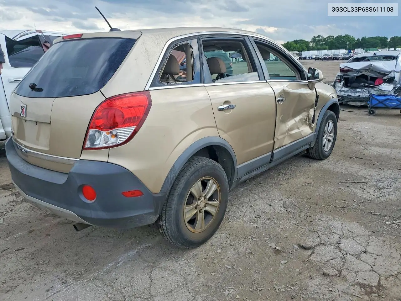 2008 Saturn Vue Xe VIN: 3GSCL33P68S611108 Lot: 57707566