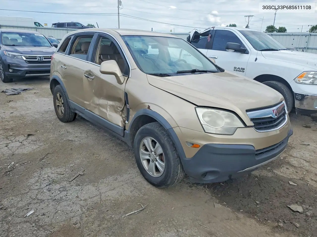 2008 Saturn Vue Xe VIN: 3GSCL33P68S611108 Lot: 57707566
