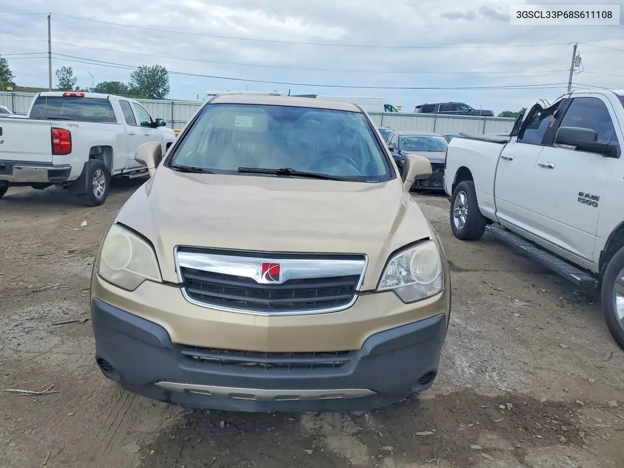 2008 Saturn Vue Xe VIN: 3GSCL33P68S611108 Lot: 57707566