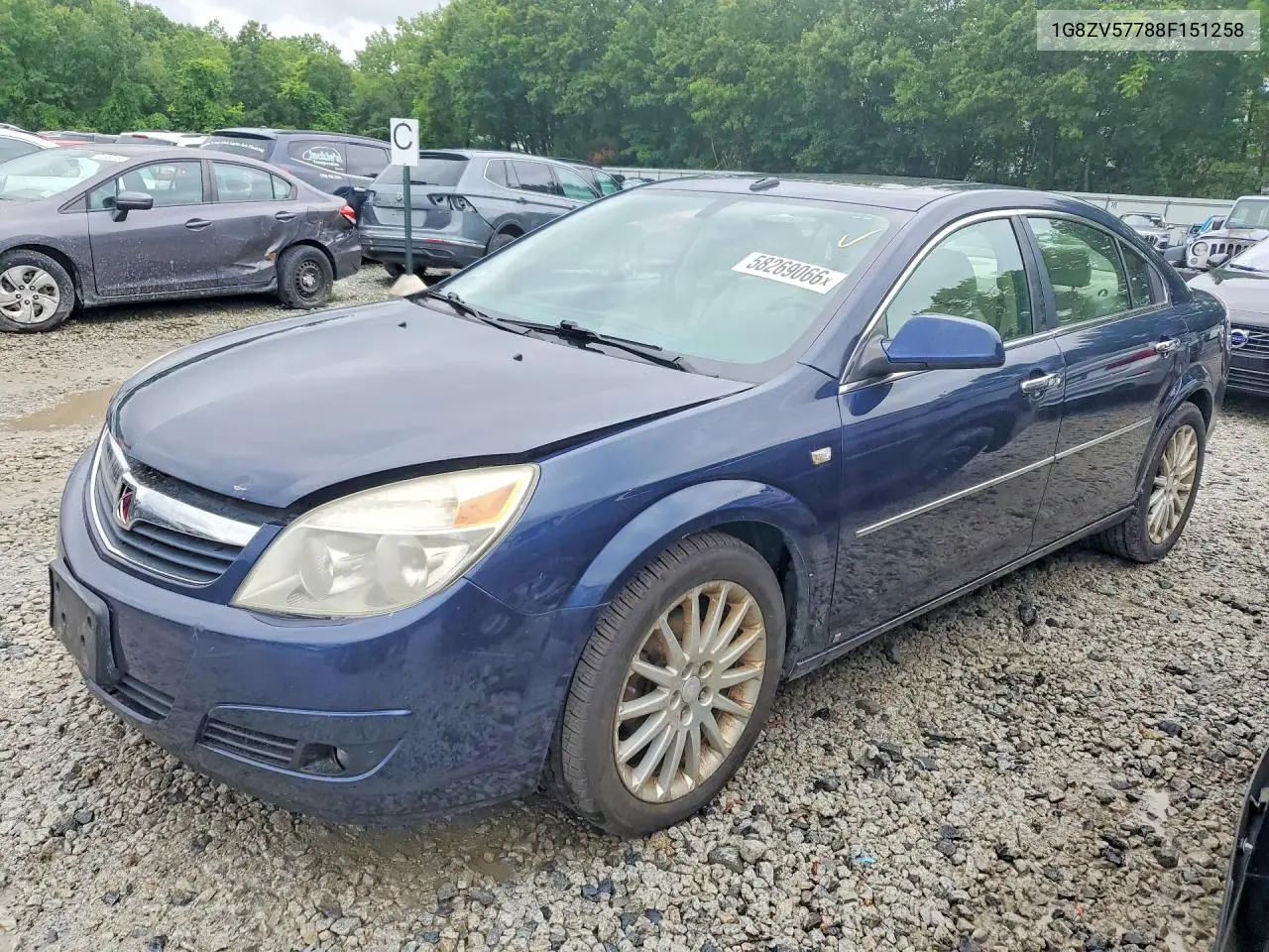 2008 Saturn Aura Xr VIN: 1G8ZV57788F151258 Lot: 58269066