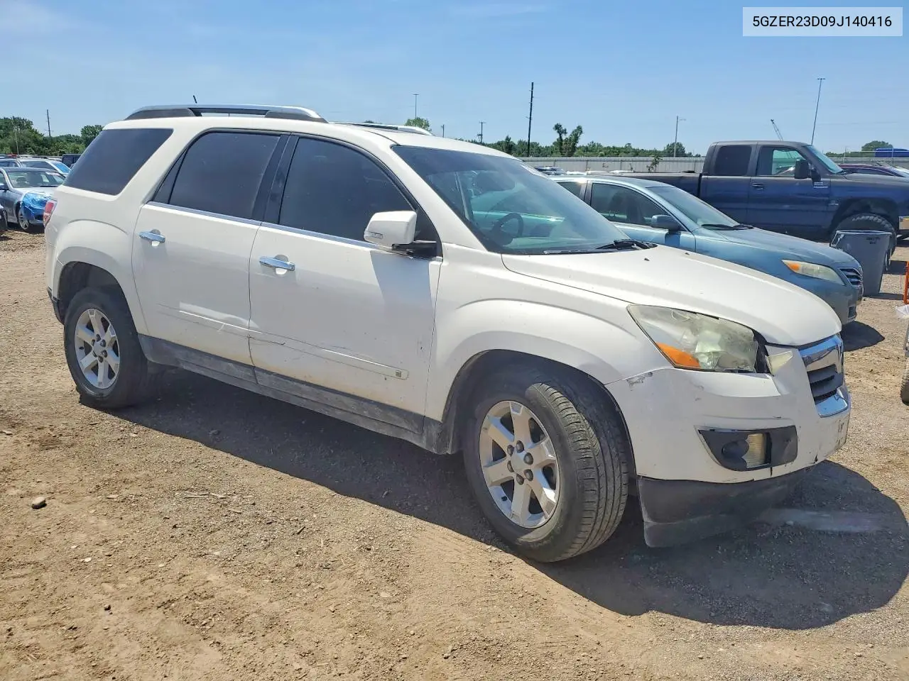 2009 Saturn Outlook Xr VIN: 5GZER23D09J140416 Lot: 55534876