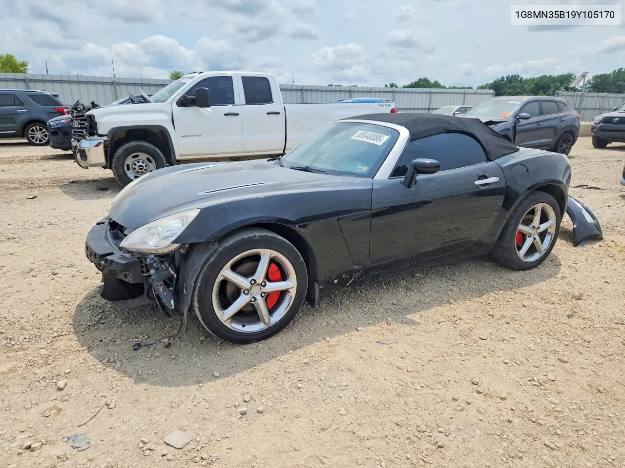 2009 Saturn Sky VIN: 1G8MN35B19Y105170 Lot: 58640086