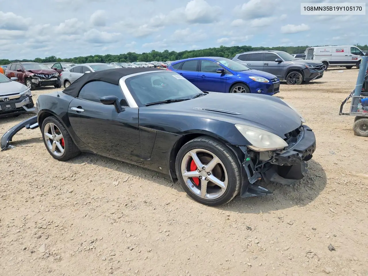 2009 Saturn Sky VIN: 1G8MN35B19Y105170 Lot: 58640086