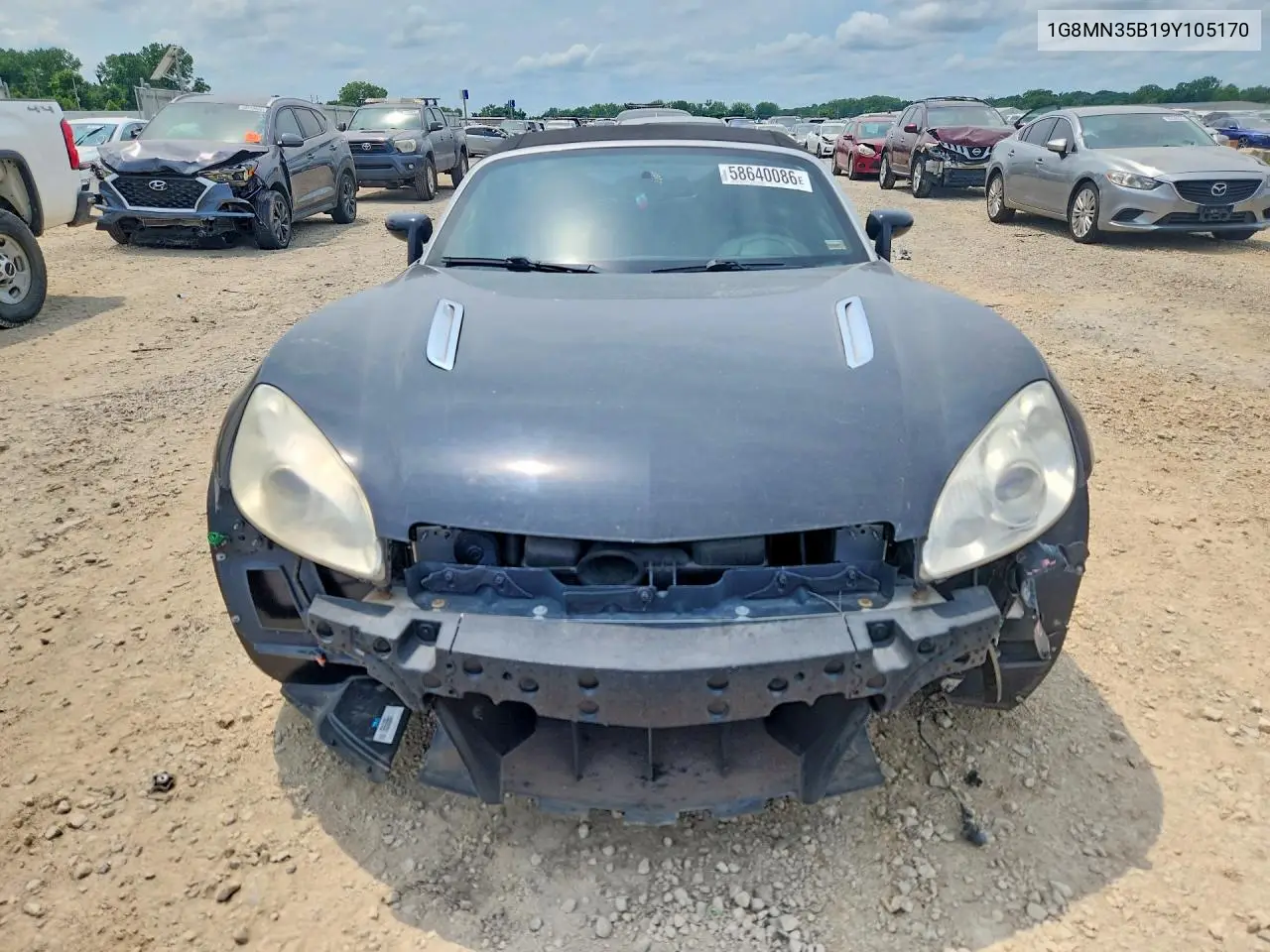 2009 Saturn Sky VIN: 1G8MN35B19Y105170 Lot: 58640086