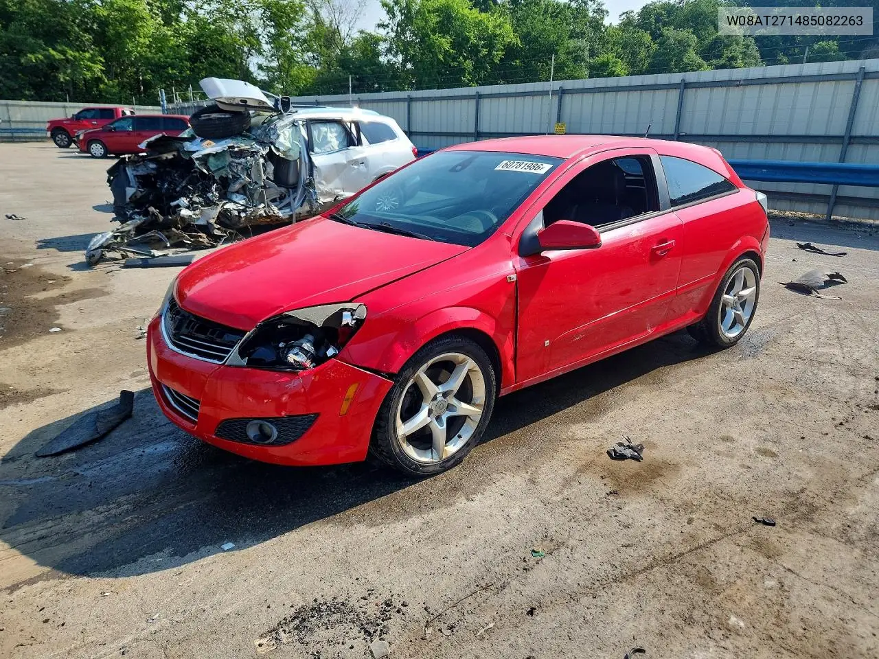 2008 Saturn Astra VIN: W08AT271485082263 Lot: 60781986