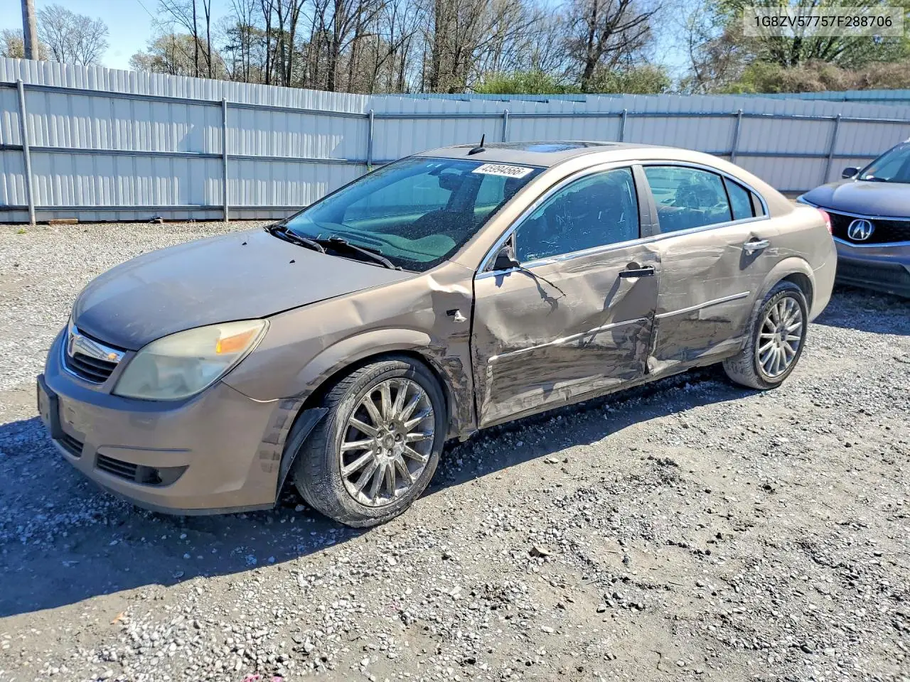 2007 Saturn Aura Xr VIN: 1G8ZV57757F288706 Lot: 45994566