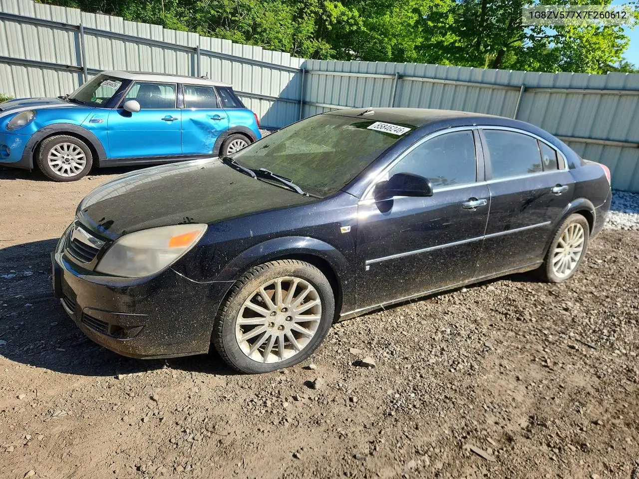 2007 Saturn Aura Xr VIN: 1G8ZV577X7F260612 Lot: 55846246