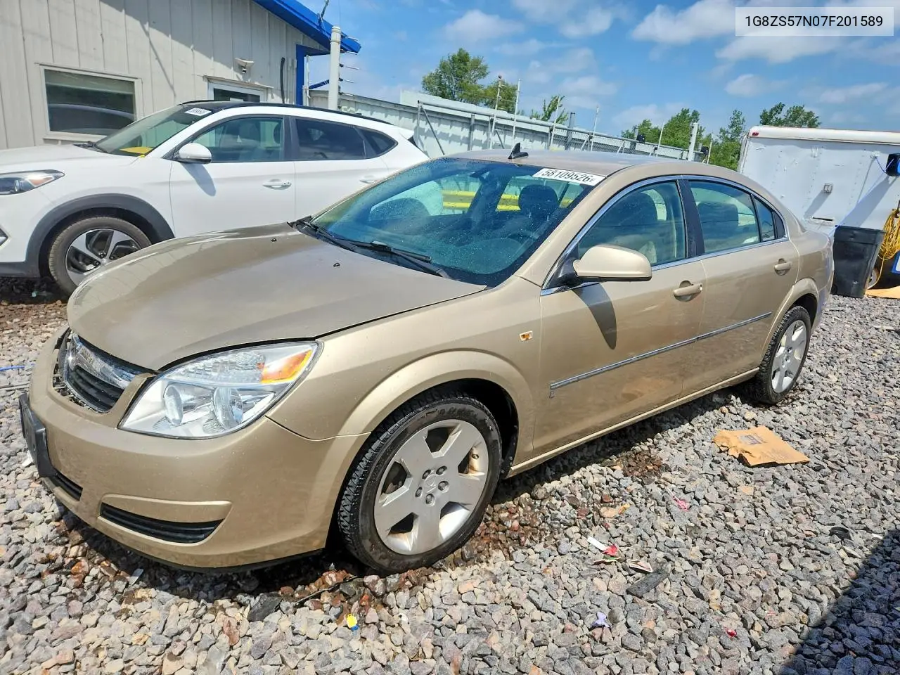 2007 Saturn Aura Xe VIN: 1G8ZS57N07F201589 Lot: 58109526