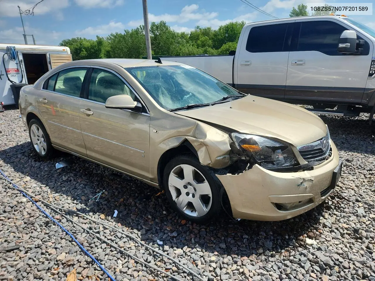 2007 Saturn Aura Xe VIN: 1G8ZS57N07F201589 Lot: 58109526